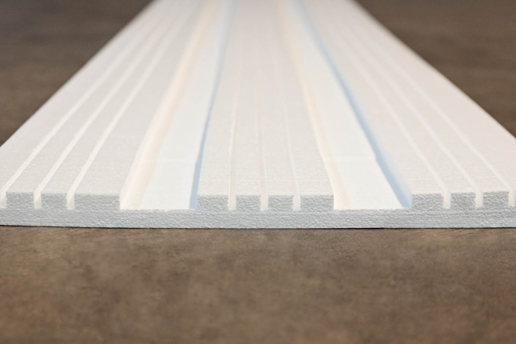 Ridged foam products.